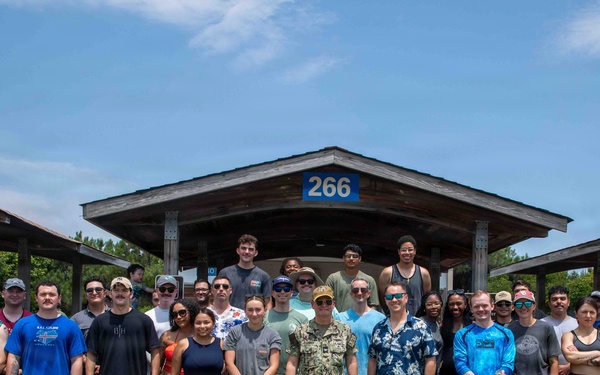 IKE and Carrier Air Wing Three Host a Beach Bash to Raise Morale and Facilitate Integration