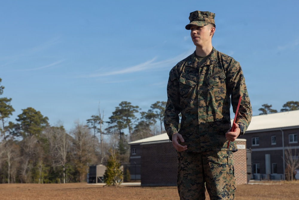 Headquarters and Service Battalion Adjutant Promotes to 1st Lieutenant