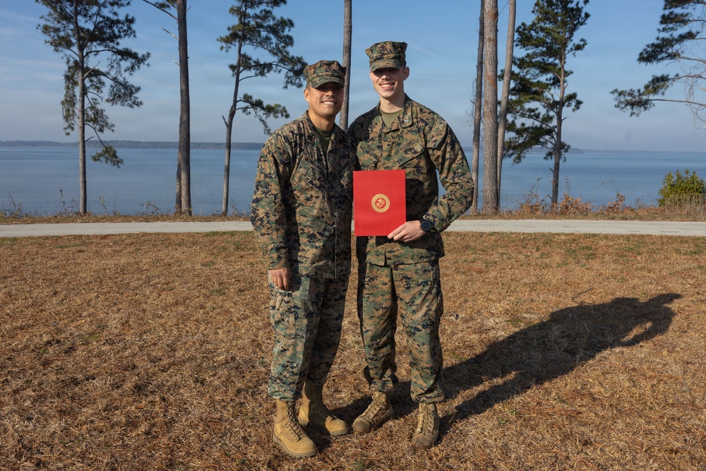 Headquarters and Service Battalion Adjutant Promotes to 1st Lieutenant