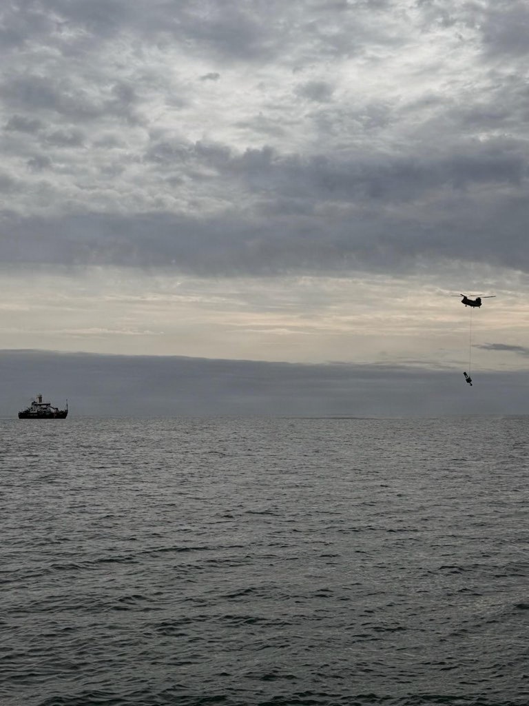 U.S. Army, Coast Guard recover, relocate beached buoy on Cumberland Island