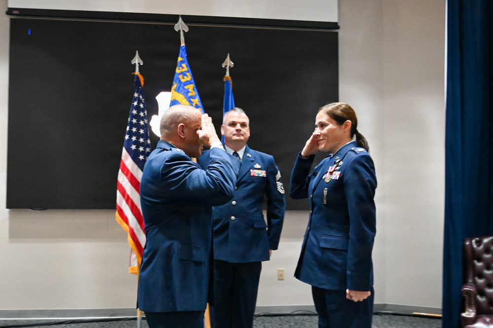 Maj. Morgan Parker assumes command of 433rd Maintenance Squadron