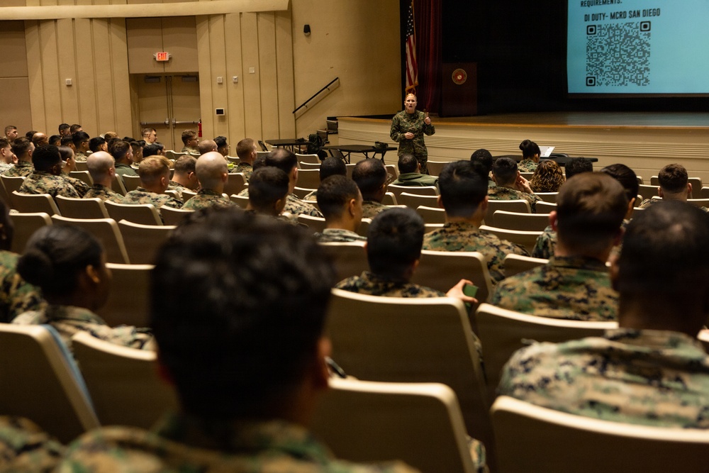 Special Duty Assignments Road Show Visits Marine Corps Base Quantico