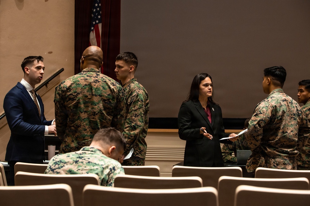 Special Duty Assignments Road Show Visits Marine Corps Base Quantico