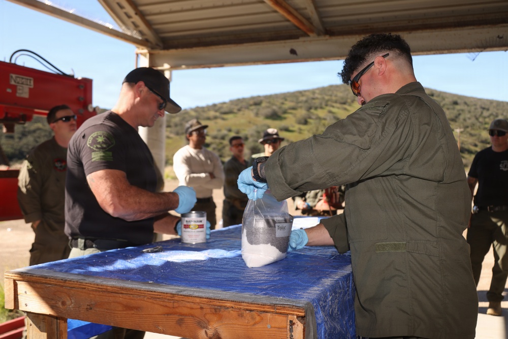 MWSS-373 EOD conduct Homemade Explosives Training