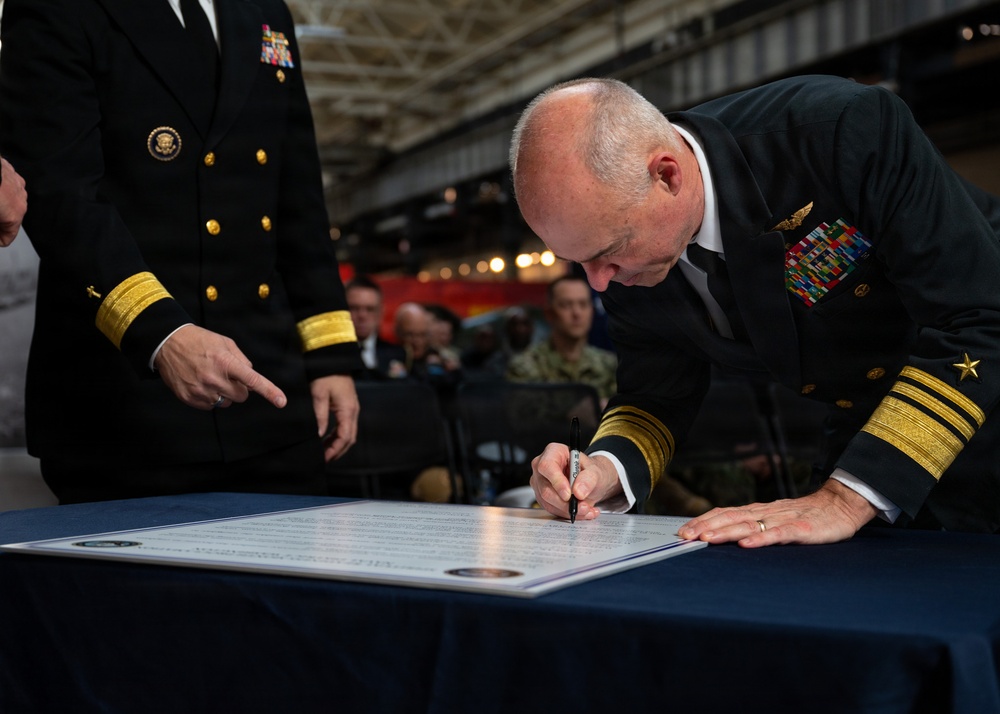 Spiritual Readiness Proclamation Signing at the Washington Navy Yard