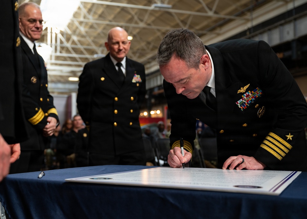 Spiritual Readiness Proclamation Signing at the Washington Navy Yard