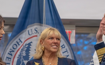 Adm. Kevin E. Lunday swears in as the 28th Commandant of the Coast Guard