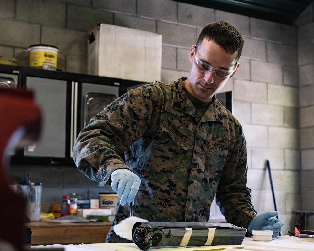 CLB 11 Marines conduct explosive ordnance exploitation training