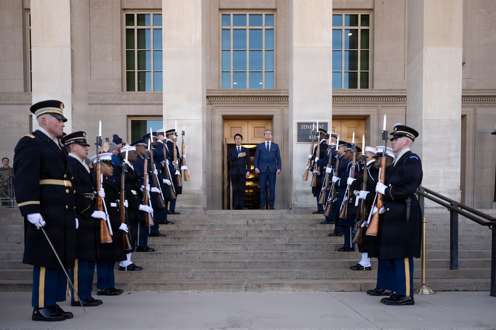 SW Hosts Japanese Minister of Defense at Pentagon