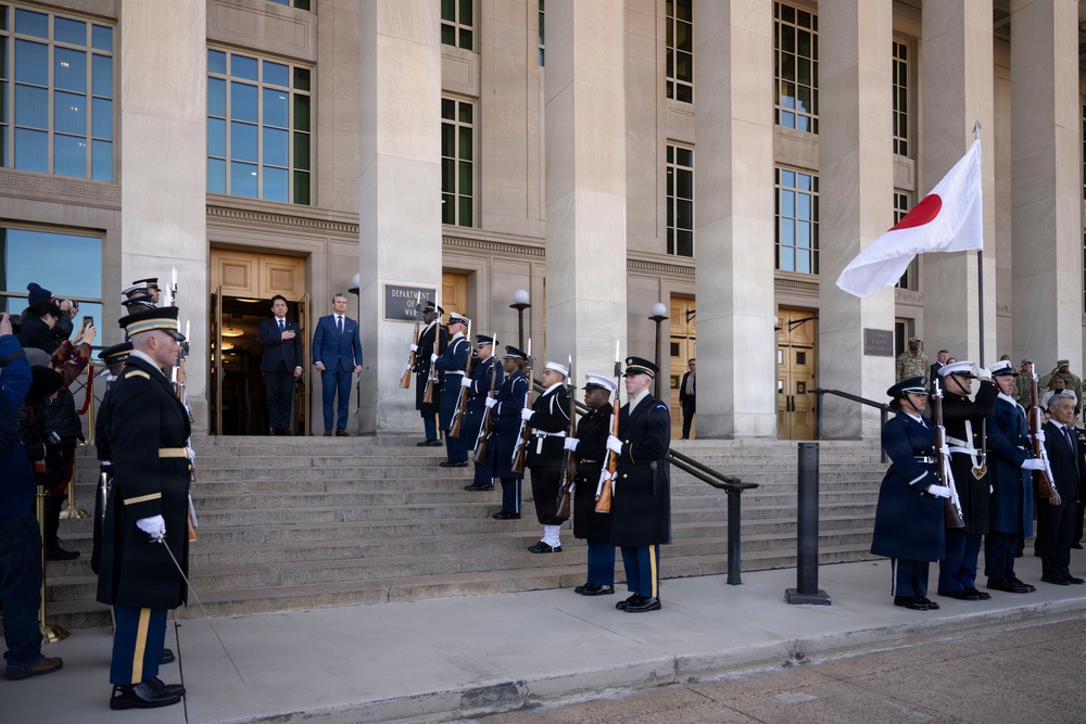 SW Hosts Japanese Minister of Defense at Pentagon