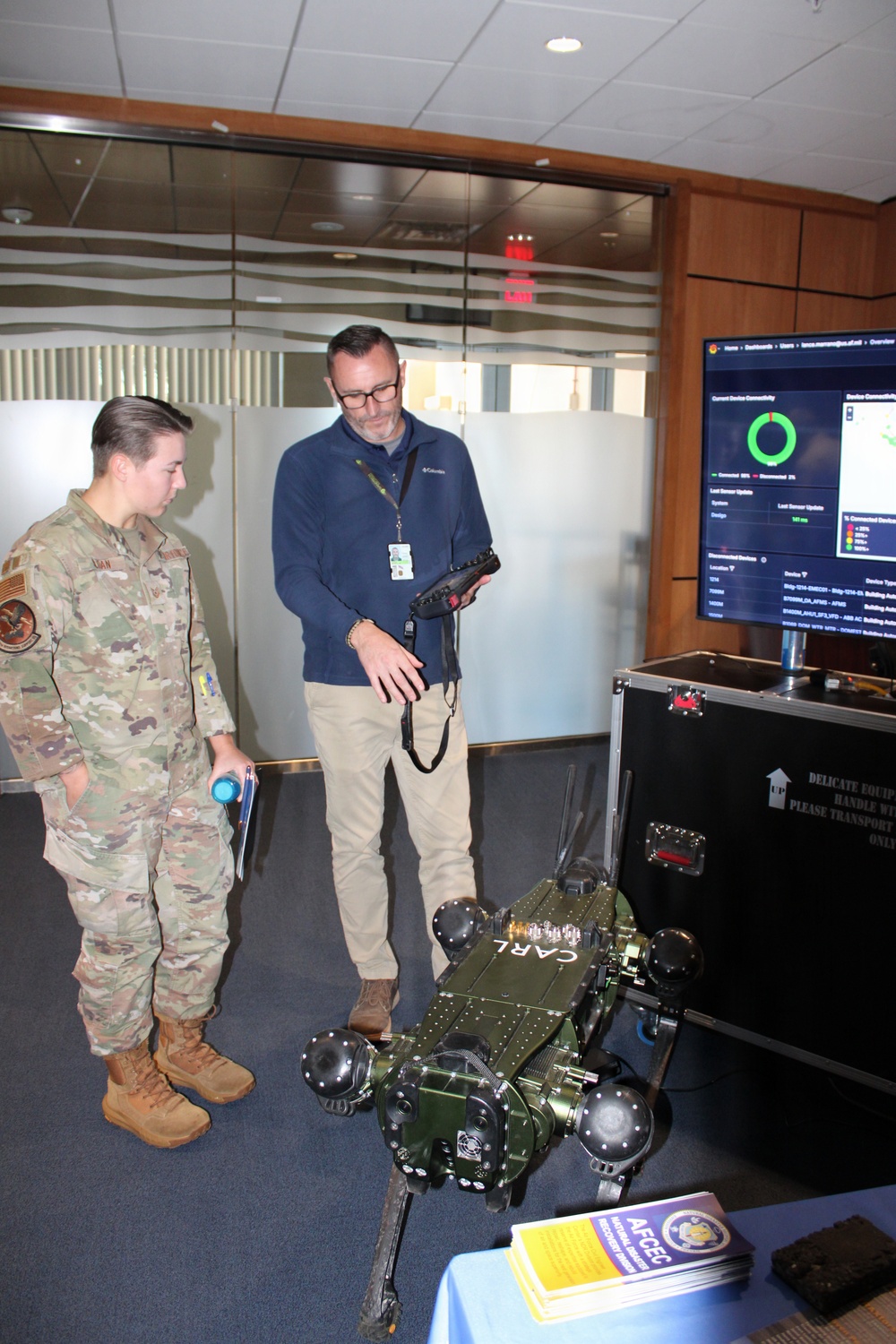 Tyndall Tech Expo Showcases AFCEC's Natural Disaster Recovery Division Smart Technology