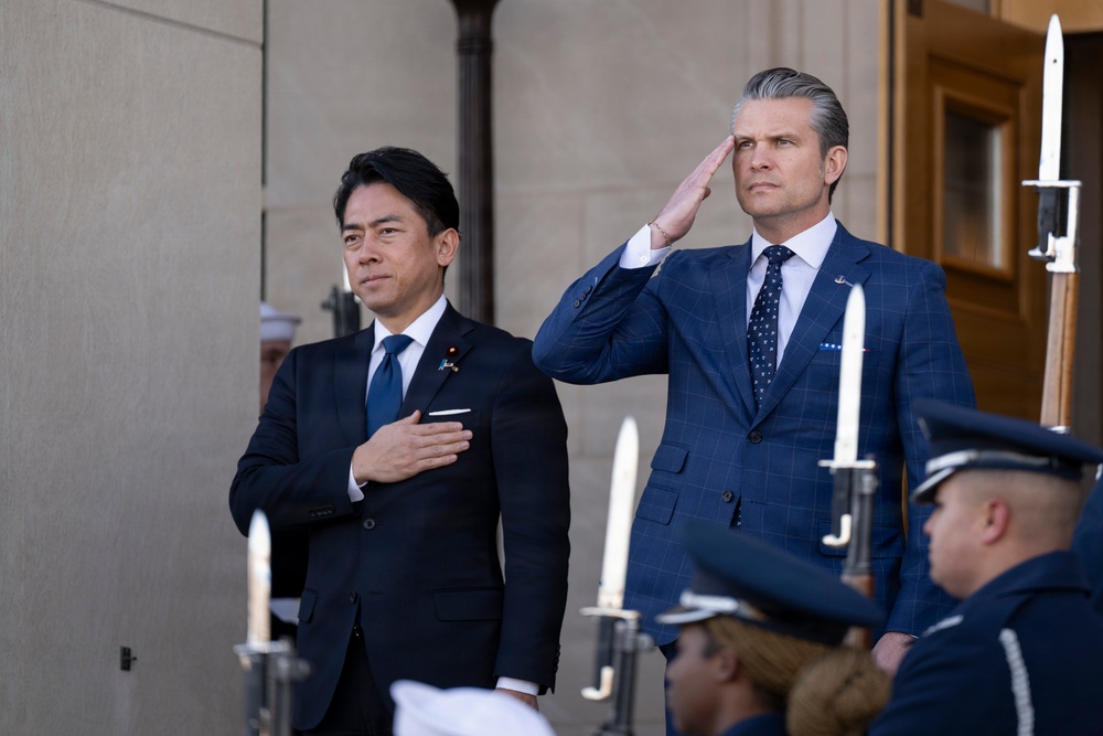 SW Hosts Japanese Minister of Defense at Pentagon