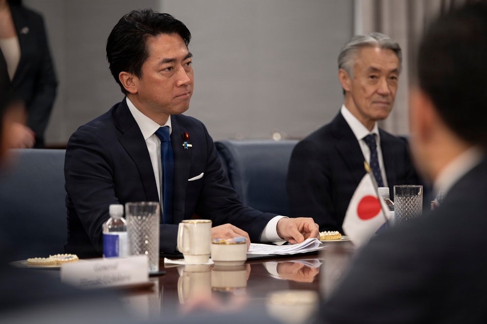 SW Hosts Japanese Minister of Defense at Pentagon