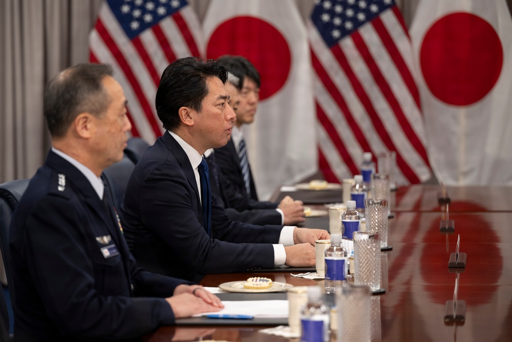 SW Hosts Japanese Minister of Defense at Pentagon