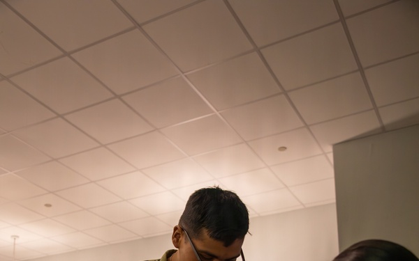 U.S. Soldiers Conduct Blood Transfusion Training