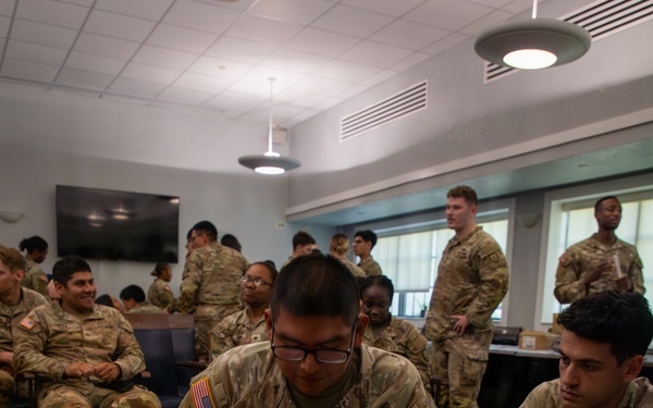 U.S. Soldiers Conduct Blood Transfusion Training