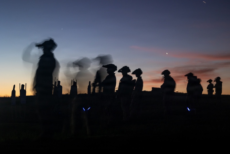 11th MEU Maritime Raid Force Conduct Day and Night Static Range Combat Training