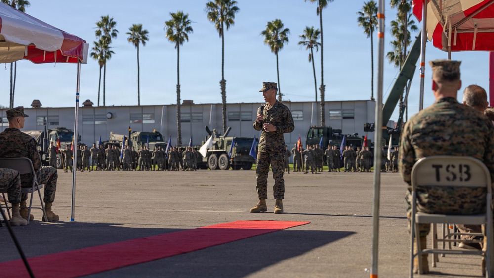 1st DSB Change of Command Ceremony