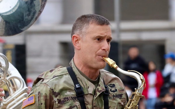 Eighth Army Brass Band Performs at Children's Day Event