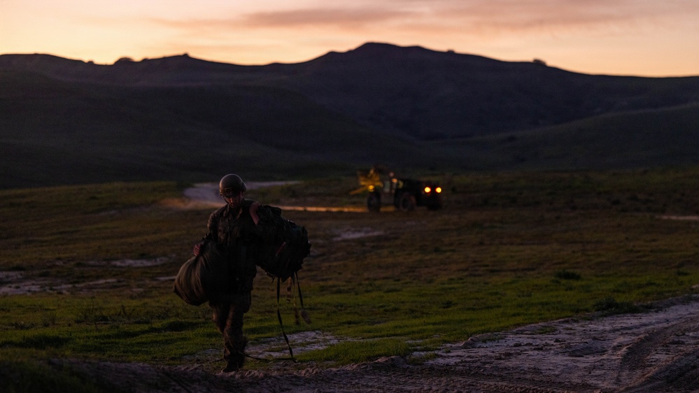 Skyfall: 1st DSB Marines conduct Combat Load Parachute Operations