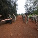 Senior medical leaders observe jungle medicine training during distinguished visitor day