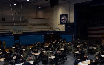 Ronald Reagan Sailors Take Navy-wide Advancement Exam