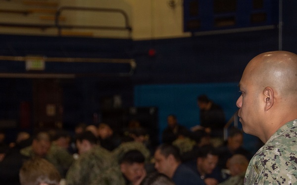 Ronald Reagan Sailors Take Navy-Wide Advancement Exam