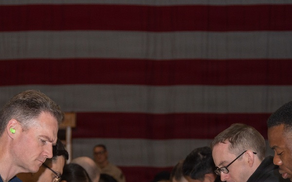 Ronald Reagan Sailors Take Navy-Wide Advancement Exam