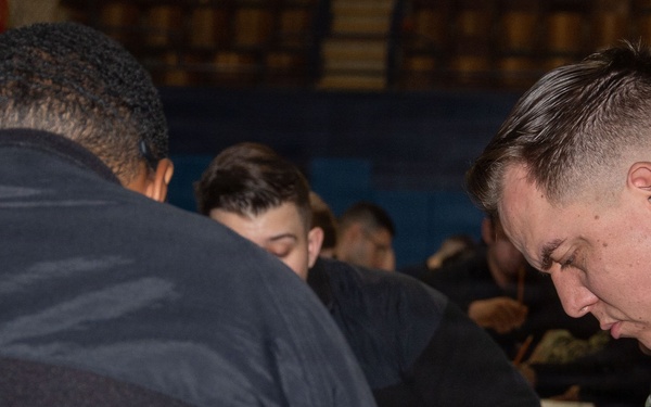 Ronald Reagan Sailors Take Navy-Wide Advancement Exam