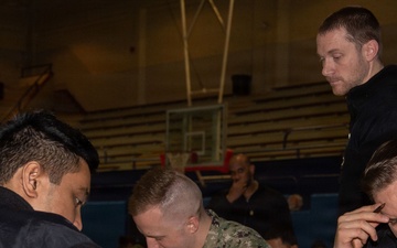 Ronald Reagan Sailors Take Navy-Wide Advancement Exam