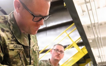 Soldiers completing 91J training at Fort McCoy complete small diesel engine training event