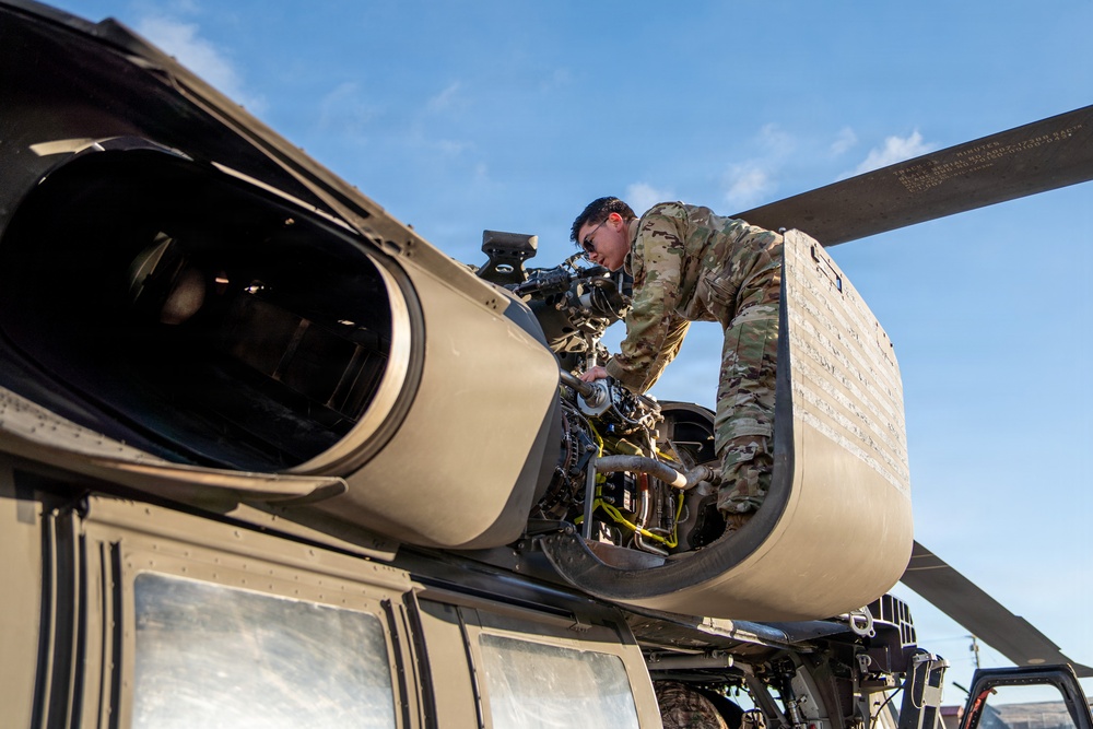USAAAD Engine Run Up and Training Flight