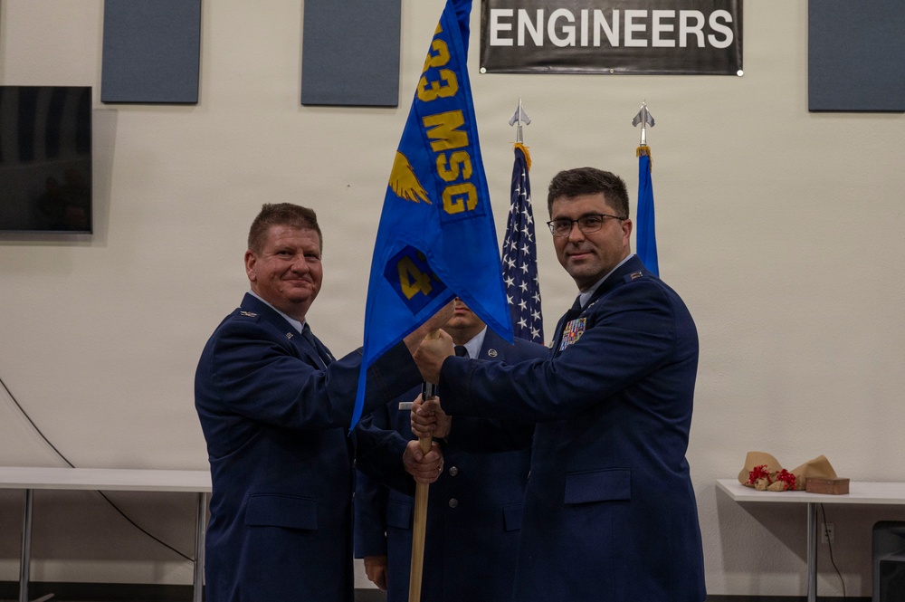 Capt. Barreto assumes command of 433rd Logistics Readiness Squadron