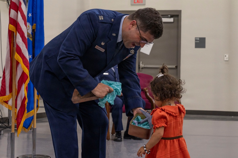 Capt. Barreto assumes command of 433rd Logistics Readiness Squadron