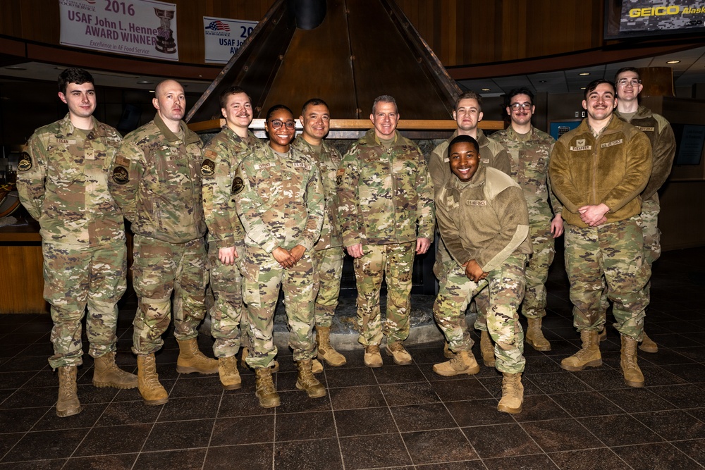 18th Air Force leaders visit the 715th AMOG on JBER