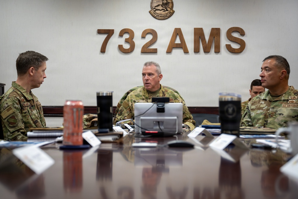 18th Air Force leaders visit the 715th AMOG on JBER