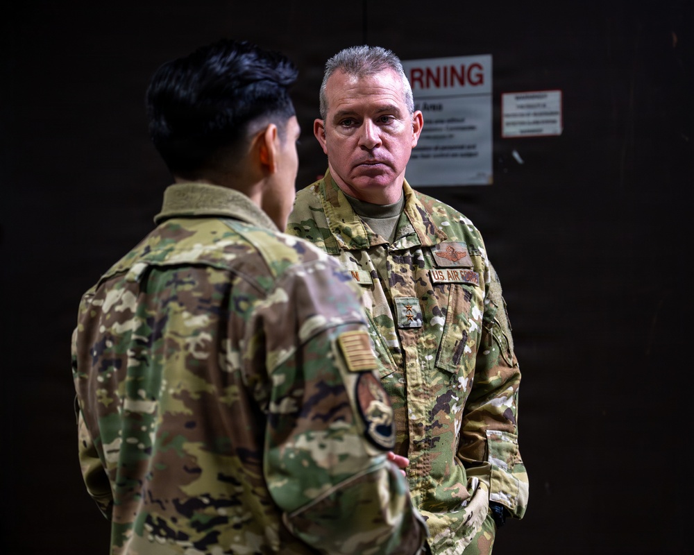 18th Air Force leaders visit the 715th AMOG on JBER