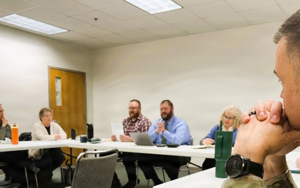 Fort McCoy leaders, personnel support January 2026 meeting at Sparta Chamber of Commerce