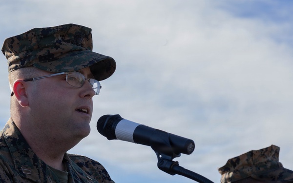 1st CEB holds change of command ceremony