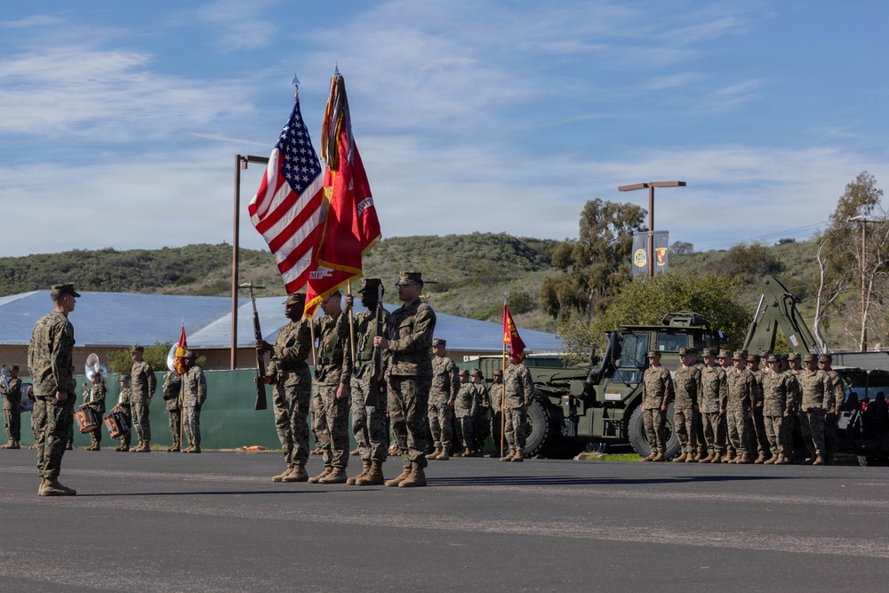 1st CEB holds change of command ceremony