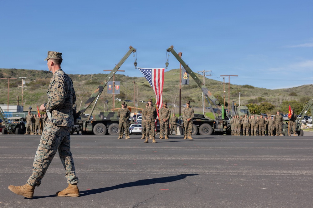 1st CEB holds change of command ceremony