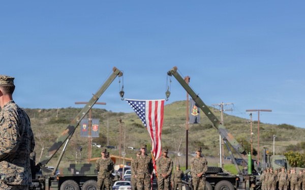 1st CEB holds change of command ceremony