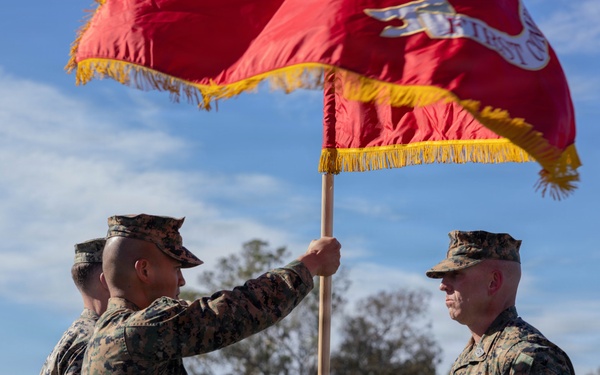 1st CEB holds change of command ceremony