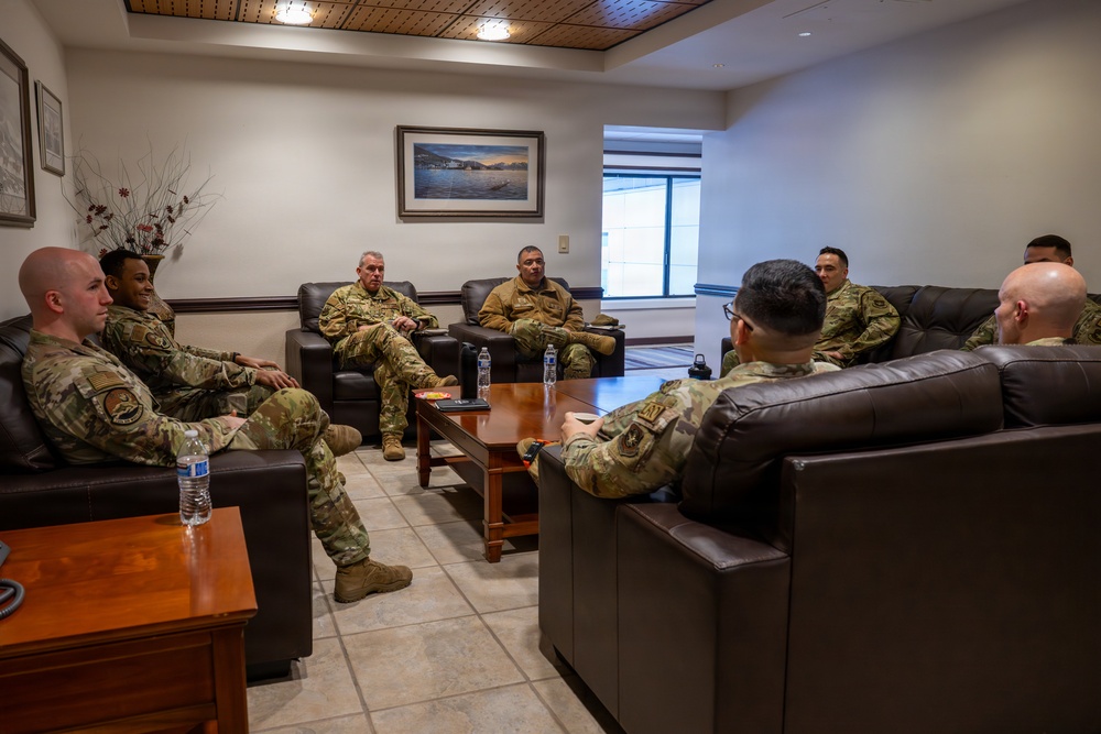 18th Air Force leaders visit the 715th AMOG on JBER