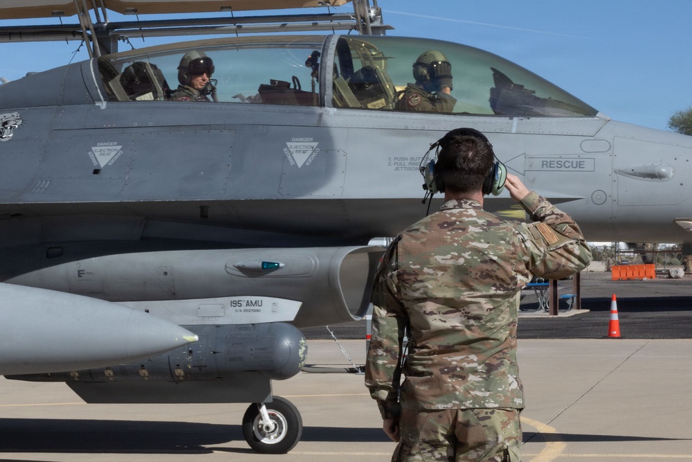 Gen. Gregory Guillot, commander, North American Aerospace Defense Command and U.S. Northern Command visits 162nd Wing Aerospace Control Alert Detachment