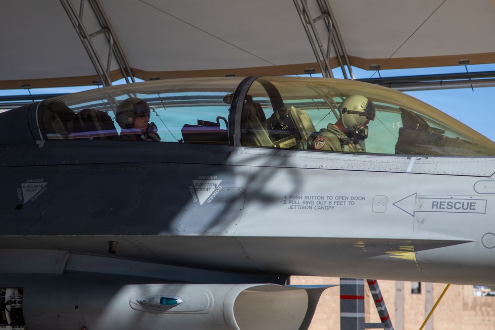 Gen. Gregory Guillot Commander North American Aerospace Defense Command and U.S. Northern Command visits the 162nd Wing Areospace Control Alert Detachment