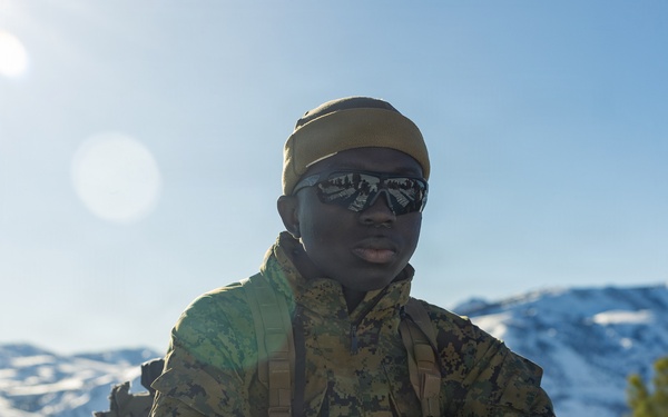 2nd Bn., 4th Marines hike during MTX 1-26