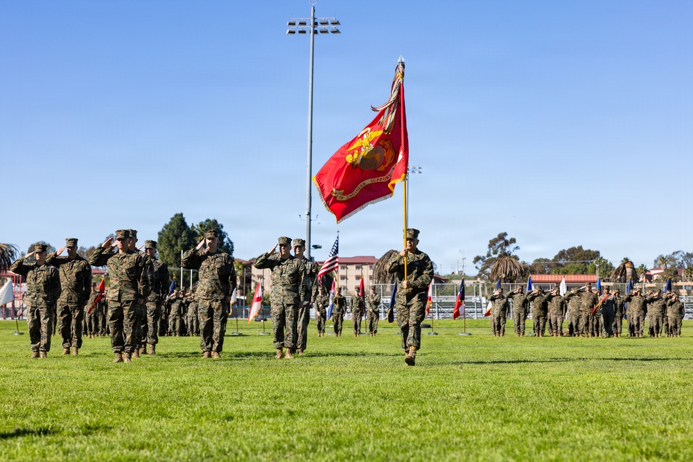 7th Engineer Support Battalion conducts change of command ceremony