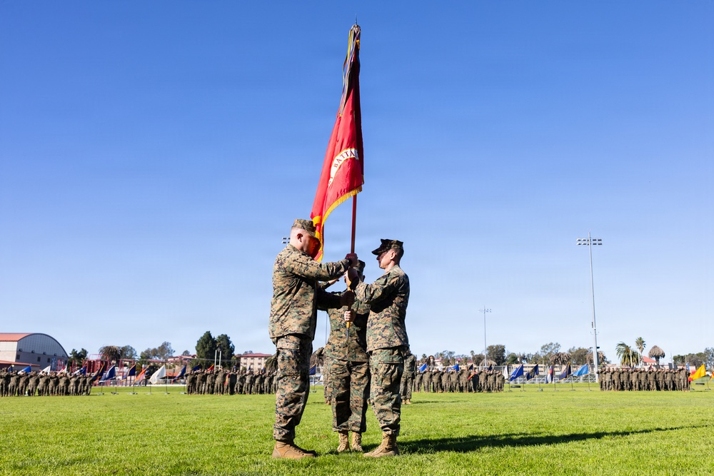 7th Engineer Support Battalion conducts change of command ceremony