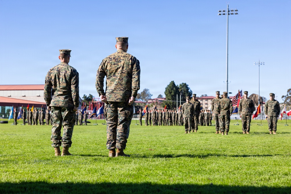 7th Engineer Support Battalion conducts change of command ceremony